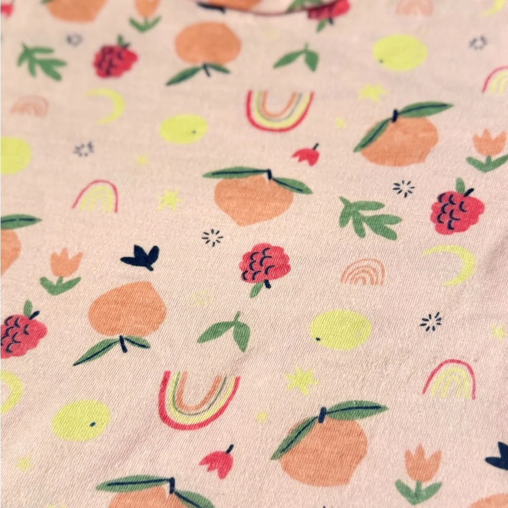 Baby Gap 5T Pineapple Dress and Fruity Shirt